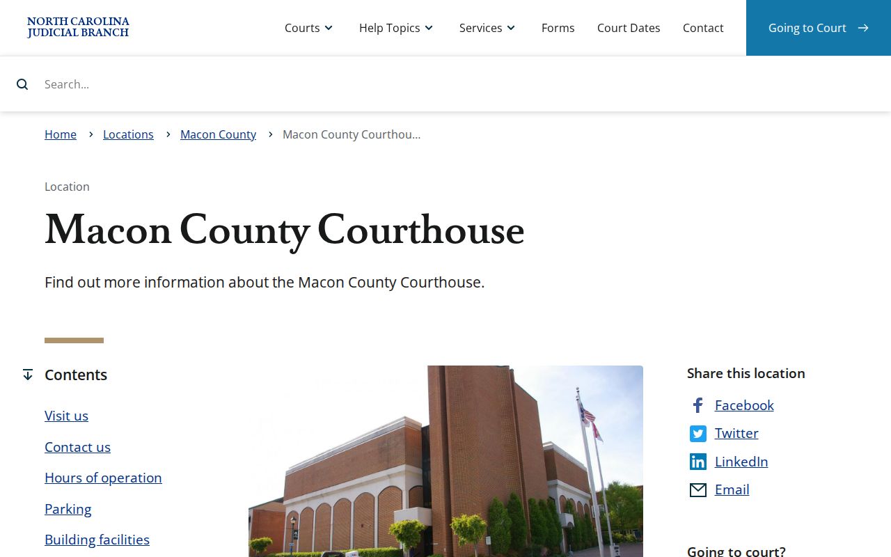 Macon County court docket courthouse record access